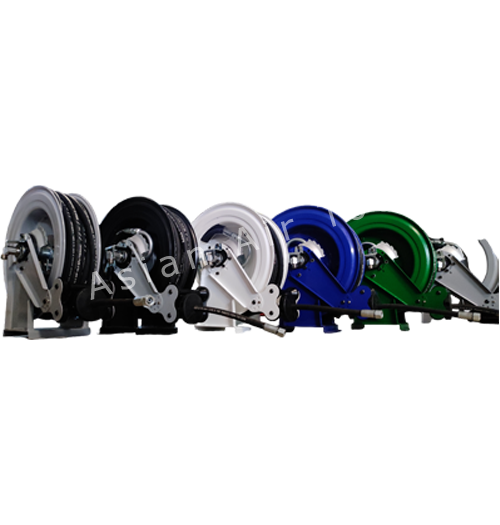 Dual Stand Carbon Steel Hose Reel