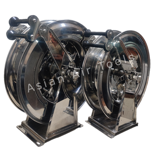 Dual Stand Stainless Steel Hose Reel