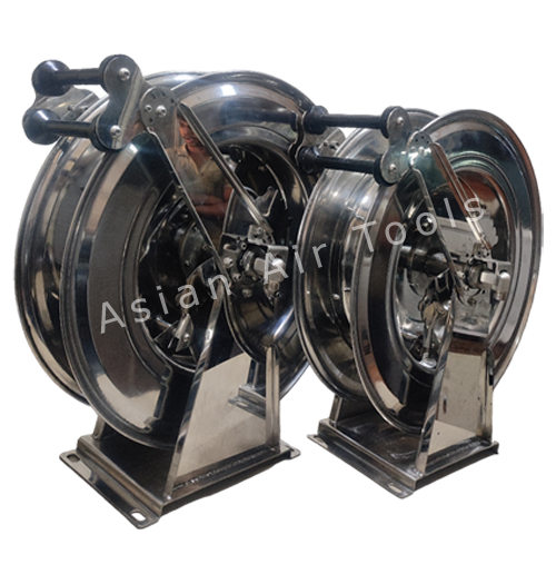 Dual Stand Stainless Steel Hose Reel – 8000 Series