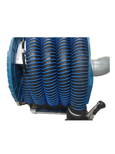 Exhaust Gas Mining Hose Reels